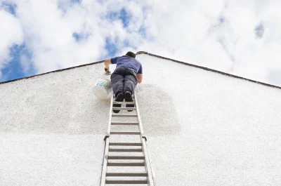 Peinture extérieure à Bidos — façades et ravalement